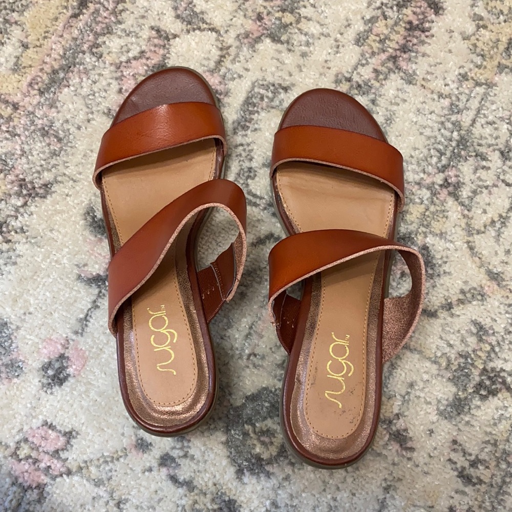 Women’s block heel sandals size 9.5